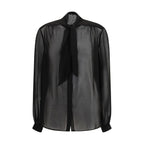 Black Viscose Blouse