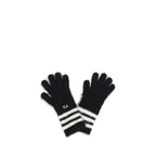 Black Recycled Polyamide Gloves
