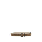 Brown Suede Leather Belt