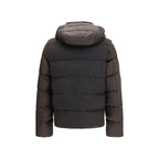 Gray Goose Down Full-Length Jacket