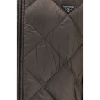 Bicolor Recycled Polyester Full-Length Jacket