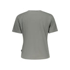 Grey Cotton Women's T-Shirt