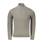 Gray Acrylic Men's Sweater