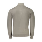 Gray Acrylic Men's Sweater