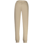 Beige Cotton Women's Trousers
