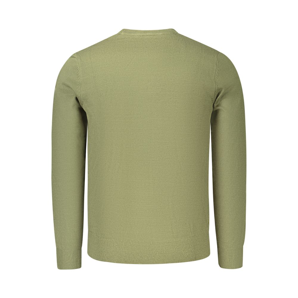 Green Acrylic Men's Sweater