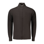 Black Acrylic Men's Cardigan