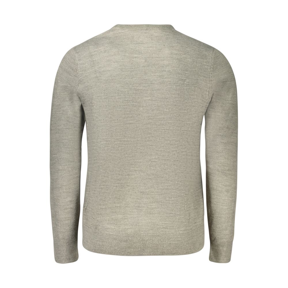 Grey Acrylic Men Sweater