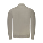 Gray Acrylic Mens Sweater