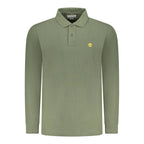 Green Cotton Men's Polo Shirt
