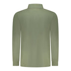 Green Cotton Men's Polo Shirt