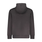 Black Cotton Men's Sweatshirt
