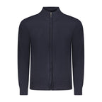 Blue Acrylic Men Sweater