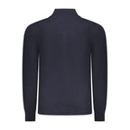 Blue Acrylic Men Sweater
