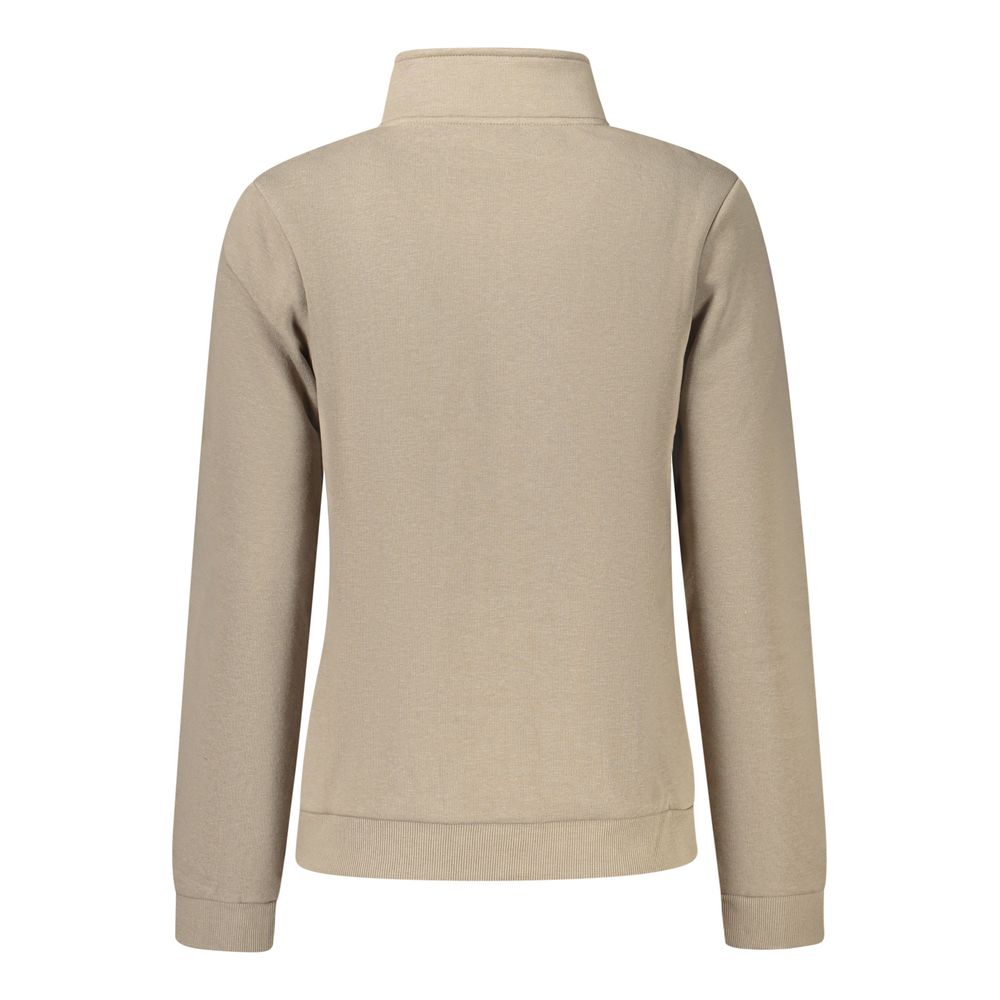 Beige Cotton Women's Sweatshirt