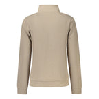 Beige Cotton Women's Sweatshirt