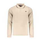 Beige Cotton Men's Polo