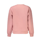 Pink Cotton Womens Sweatshirt