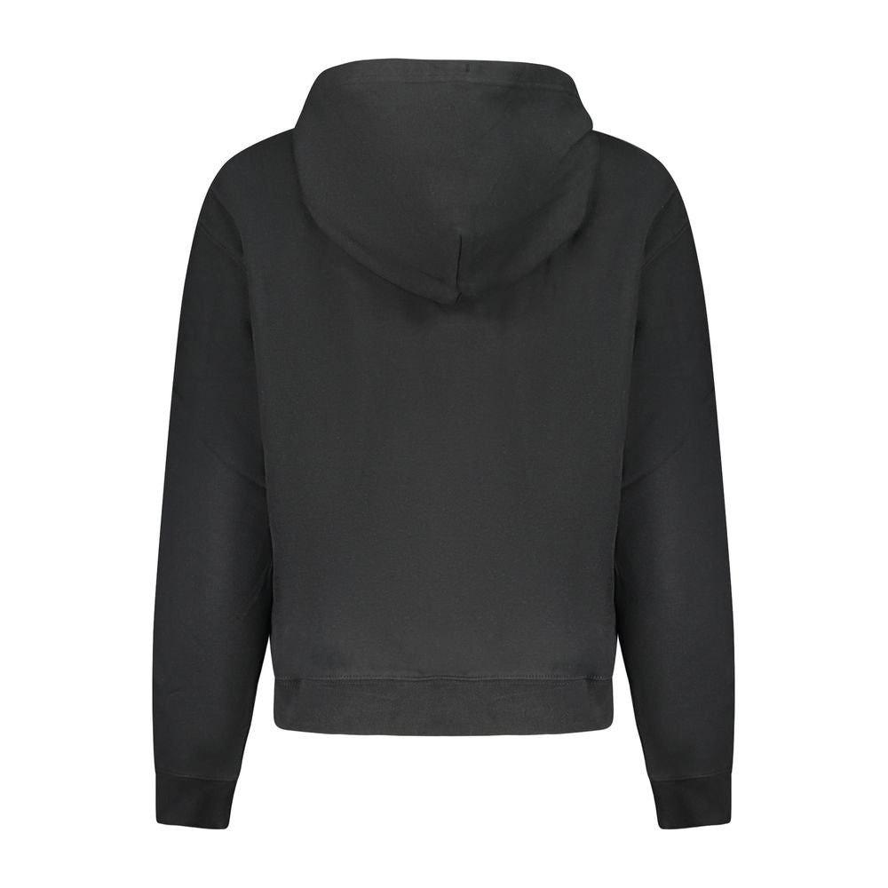 Black Cotton Women's Sweatshirt