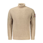 Beige Wool Turtleneck