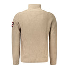Beige Wool Turtleneck