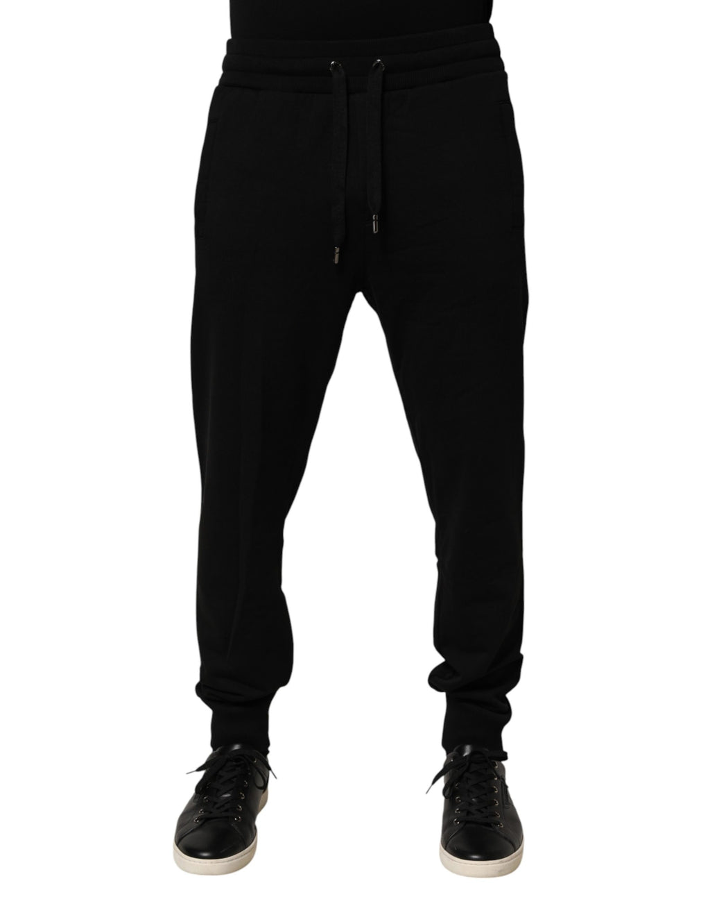 Black Cotton Jogger Men Sweatpants Pants