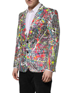 Multicolor SICILIA 2 Buttons Jacket Suit