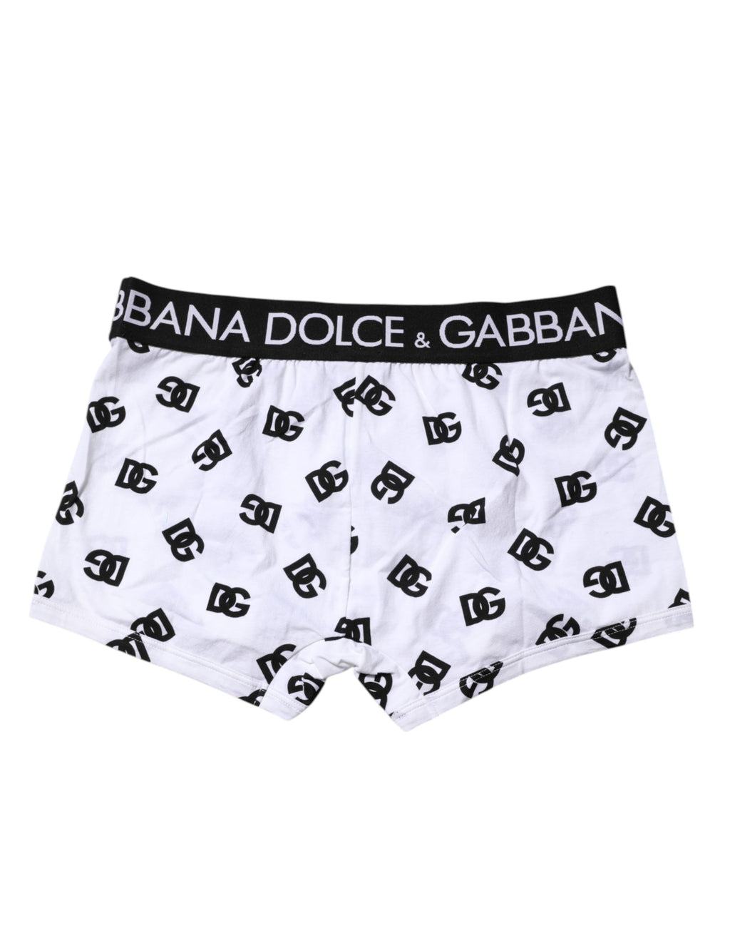 White DG Logo Print Regular Boxer Underwear