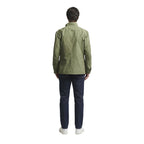 Green Cotton Full-Length Jacket