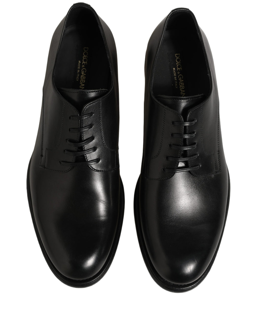 Black Calfskin Leather Derby Men Dress Shoes