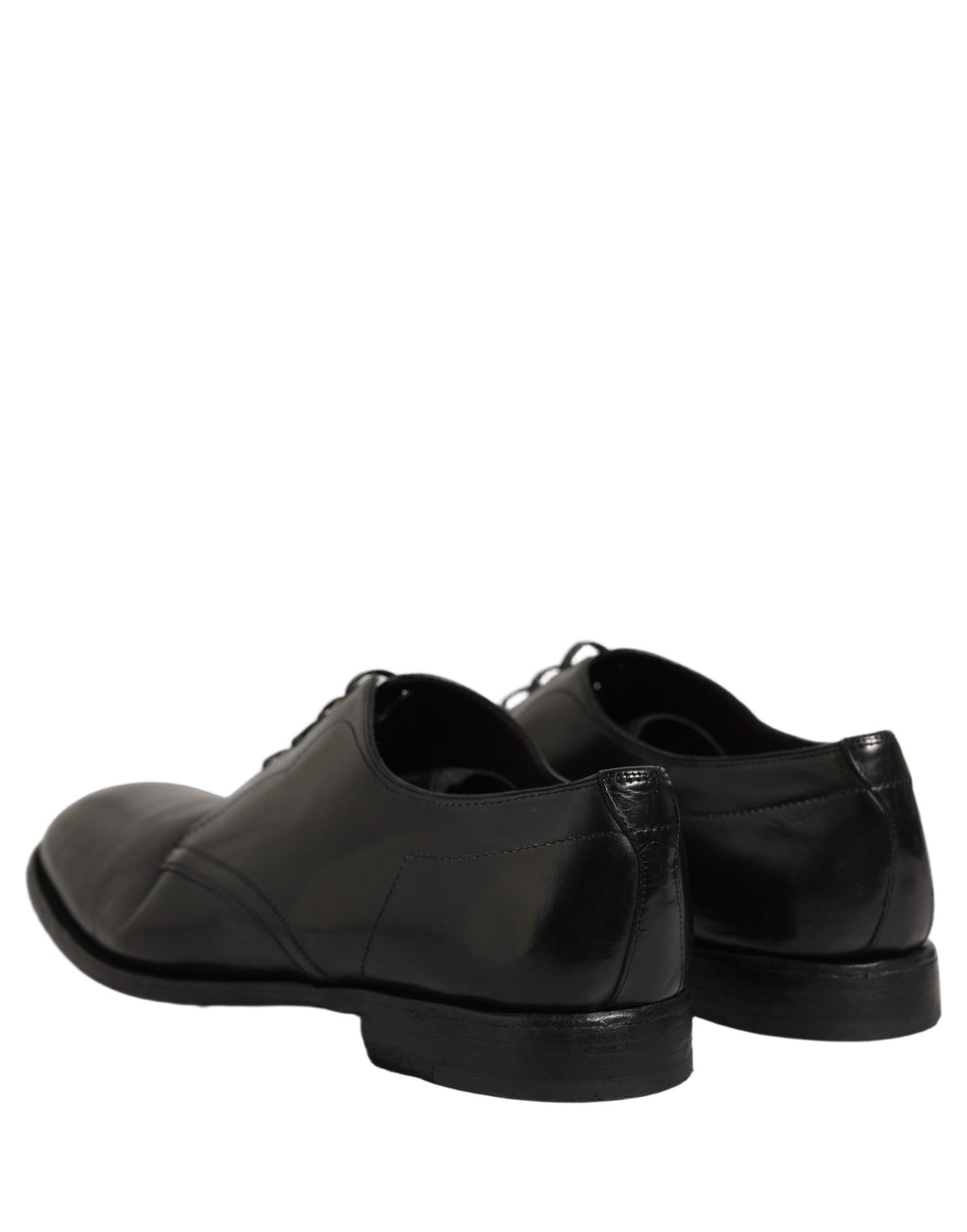 Black Calfskin Leather Derby Men Dress Shoes