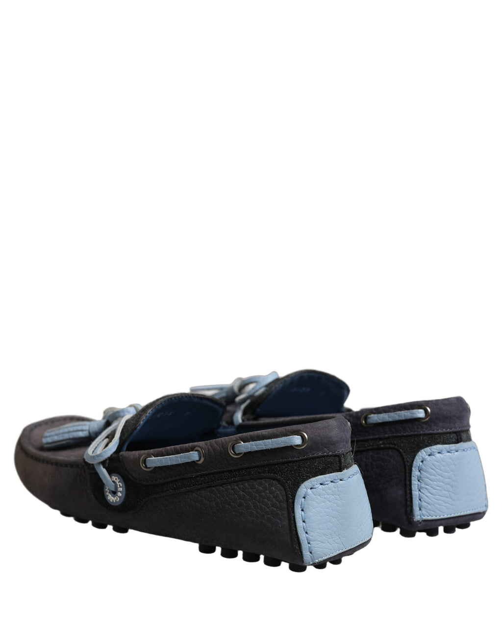 Navy Blue Suede Leather Tassel Loafers Shoes