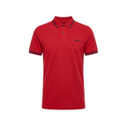 Red Cotton Men Polo-Shirt