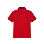 Red Cotton Men Polo-Shirt