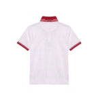 White Cotton Men Polo