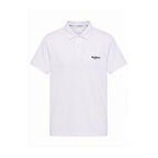 White Cotton Men Polo