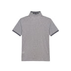 Grey Cotton Men's Polo-Shirt