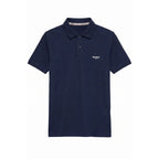 Blue Cotton Men's Polo-Shirt