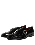 Black Patent Leather Men Loafers Shoes