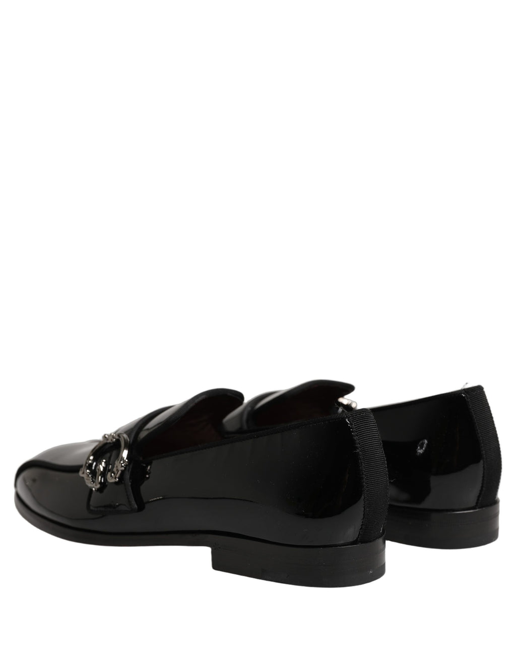 Black Patent Leather Men Loafers Shoes