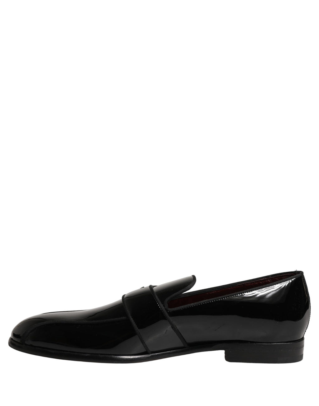 Black Patent Leather Men Loafers Shoes