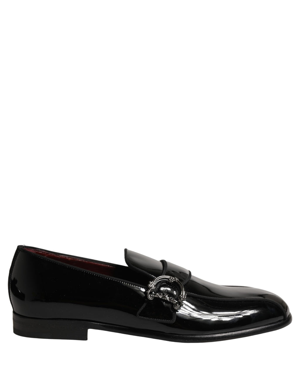 Black Patent Leather Men Loafers Shoes