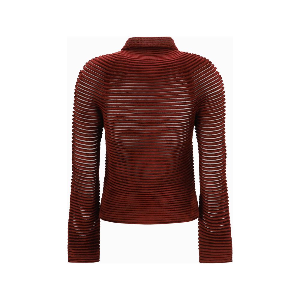 Bordeaux Viscose Cardigan