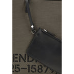 Bicolor Polyester Shoulder Bag