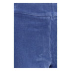 Blue Cotton Flared Pants