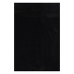 Black Cotton Flared Pants