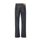 Blue Cotton Slim Fit Jeans