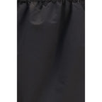 Black Cotton Mini Skirt