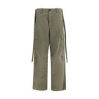 Bicolor Cotton Cargo Pants