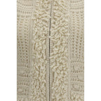 White Wool Oves Aries Sleeveless Jacket